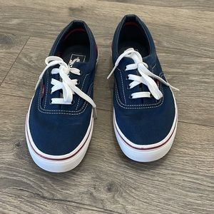 Womens Vans. Navy color, size 7.5
